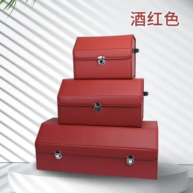 Luxury Foldable Car Boot Organiser | Multi-Compartment Trunk Storage