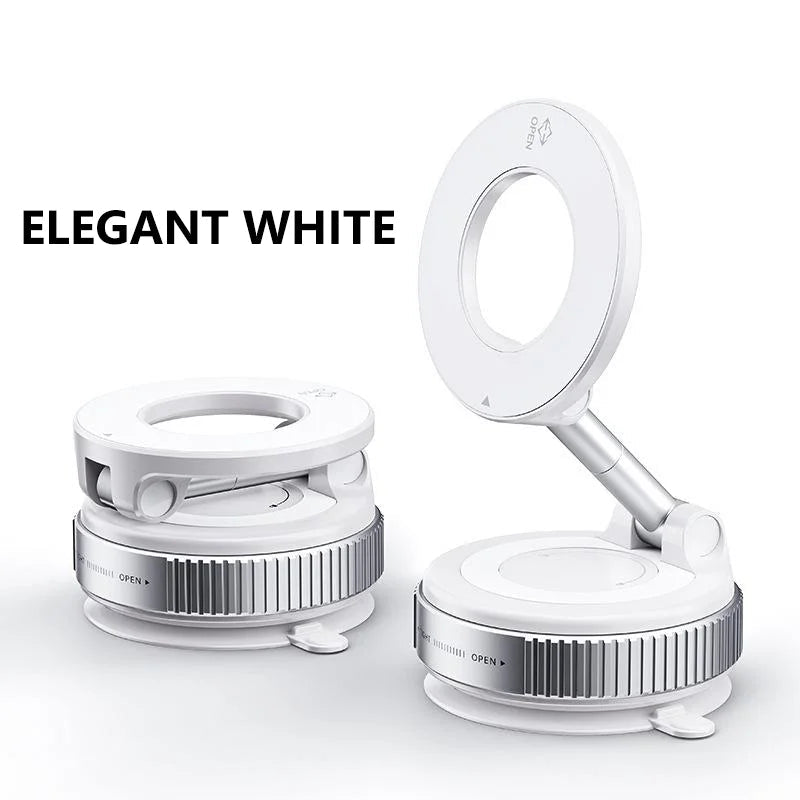 360° Magnetic Car Phone Holder – Secure Suction Mount for Hands-Free Driving