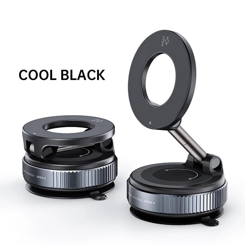 360° Magnetic Car Phone Holder – Secure Suction Mount for Hands-Free Driving