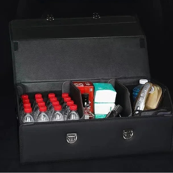 Luxury Foldable Car Boot Organiser | Multi-Compartment Trunk Storage