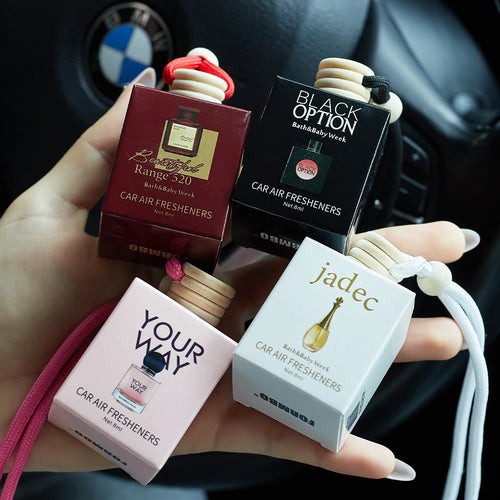 MG car air freshener diffuser with luxury hanging fragrance options