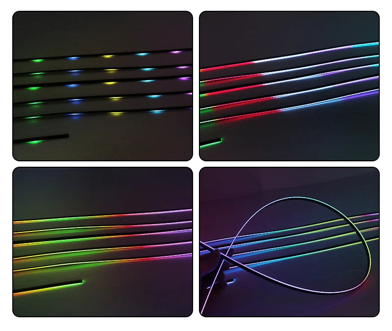 Ambient Interior Lighting Kit (App Controlled) – Fits MG4 & Most Cars