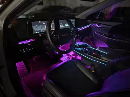 Ambient Interior Lighting Kit (App Controlled) – Fits MG4 & Most Cars
