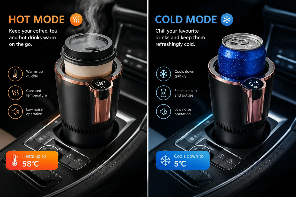 Smart Car Cup Cooler & Warmer – Keep Drinks Hot or Cold